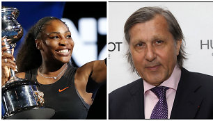 Serena Williams ir Ilie Nastase