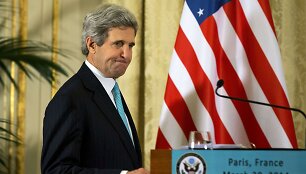 JAV sekretorius Johnas Kerry