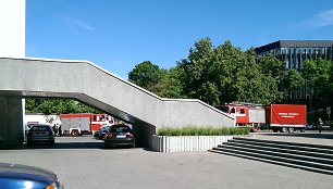 Cheminių incidentų likvidavimo pajėgos prie Vilniaus santuokų rūmų