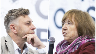 Lietuvoje viešėjusi S.Aleksijevič: „Mane labiausiai nustebino ne V.Putinas, o rusų visuomenė“