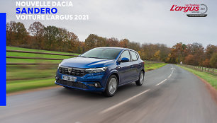 Žurnalas „L’argus“ naująjį „Dacia Sandero“ išrinko „Metų automobiliu“