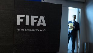 FIFA būstinė prie&scaron; spaudos konferenciją