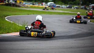 Lietuvos kartingo čempionatas Auk&scaron;tadvario kartodrome