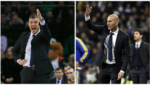 &Scaron;arūnas Jasikevičius ir Zinedine'as Zidane'as