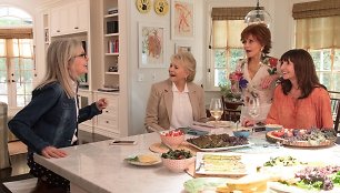 Diane Keaton, Candice Bergen, Jane Fonda ir Mary Steenburgen komedijoje „Knygų klubas“