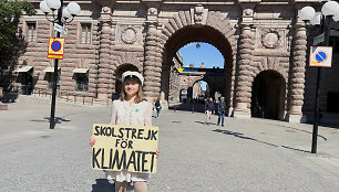 Greta Thunberg Stokholme