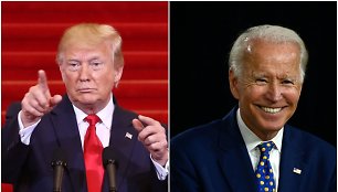 Donaldas Trumpas ir Joe Bidenas