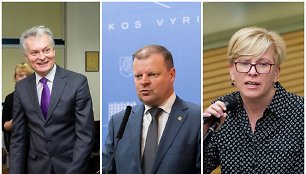 Gitanas Nausėda, Saulius Skvernelis, Ingrida Šimonytė