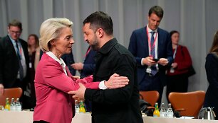 Ursula von der Leyen ir Volodymyras Zelenskis