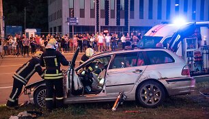 BMW vairuotoją sulaikė policija 