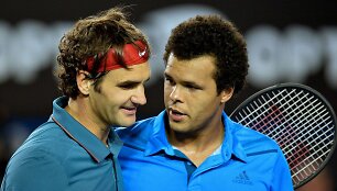 Rogeris Federeris ir Jo-Wilfriedas Tsonga