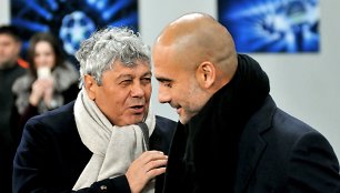 Mircea Lucescu ir Josepas Guardiola