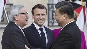Jeanas-Claude'as Junckeris, Emmanuelis Macronas ir Xi Jinpingas