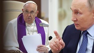 Popiežius Pranciškus ir Vladimiras Putinas