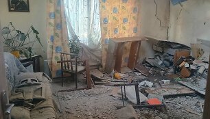 Per Rusijos dronų ataką nukentėjo gyvenamasis namas Lenkijoje
