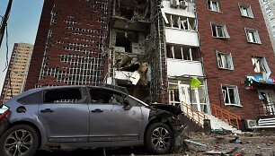 Rusijos atakos padariniai Kyjive