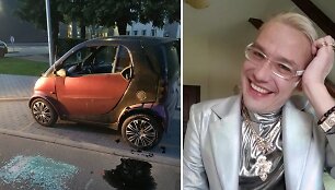 Panevėžyje suniokotas socialinių tinklų asmenybės automobilis: &bdquo;Viskas i&scaron; ker&scaron;to&ldquo;