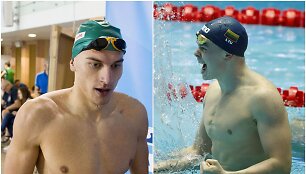 Andrius &Scaron;idlauskas ir Danas Rap&scaron;ys.