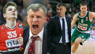 Artūras Gudaitis, Tomas Pačėsas, &Scaron;arūnas Jasikevičius, Mantas Kalnietis