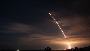 Tarpžemyninės balistinės raketos &bdquo;Minuteman III&ldquo; paleidimas 2025 m.