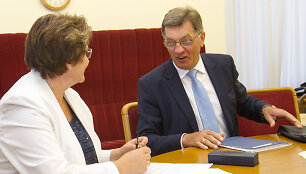 Loreta Graužinienė ir Algirdas Butkevičius