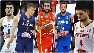 Kokie ryškiausi žaidėjai praleis šių metų Europos krepšinio čempionatą?