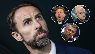 Garethas Southgate'as. Julianas Nagelsmannas, Didier Deschamps ir Willy Sagnolis