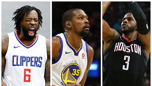 DeAndre Jordanas, Kevinas Durantas ir Chrisas Paulas