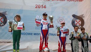 Lenkijos kartingo čempionato akimirka