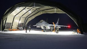 NATO bazėje Šiauliuose nusileido keturi Lenkijos naikintuvai „Mig-29“ ir per 100 karių