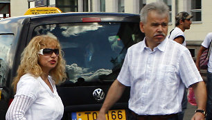 Jurijus Borisovas su žmona Irina