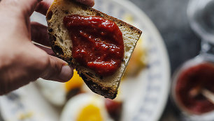 Pomidorų džemas su rūkyta paprika ir kuminu