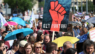 Protestas Budapešte