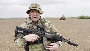 Žuvęs &bdquo;Wagner&ldquo; bosas Jevgenijus Prigožinas / HANDOUT / AFP