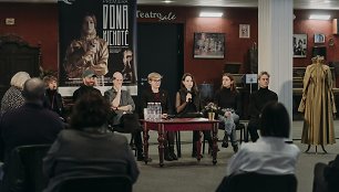 Triptiko „Dona Kichotė“ spaudos konferencija