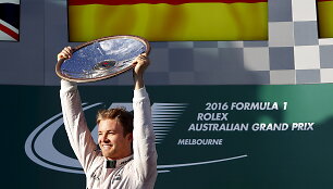Nico Rosbergas triumfavo Australijoje