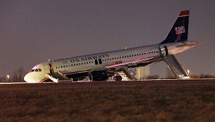 „Airbus 320“ lėktuvas Filadelfijos oro uoste