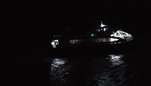 Ant seklumos keltas buvo įstrigęs kelias valandas