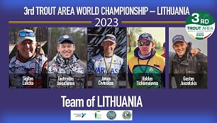 Tvenkinių upėtakių gaudymo pasaulio čempionate Lietuvos spalvas gins šios disciplinos elitas