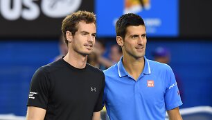 Andy Murray ir Novakas Džokovičius