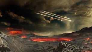 Kelionė į asteroidą Bennu dailininko žvilgsniu