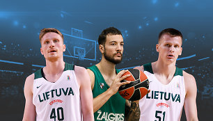 Marius Grigonis, Joffrey Lauvergne'as ir Arnas Butkevičius