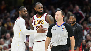 LeBronas Jamesas i&scaron;varomas i&scaron; rungtynių