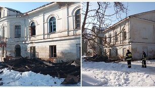 Po gaisro &Scaron;lapaberžės dvare žmonės nebegyvens &ndash; sieks i&scaron;saugoti dvaro likučius