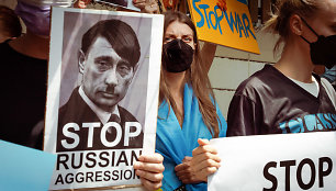 Protestas prieš Rusijos agresiją