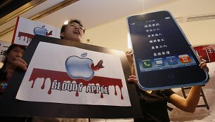 Protestas prie&scaron; &bdquo;Apple&ldquo;