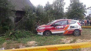 Avarija &bdquo;300 lakes rally&ldquo;