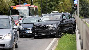 Avarija netoli Narbuto ir Sėlių gatvių sankryžos