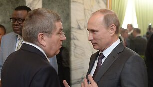 Thomasas Bachas ir Vladimiras Putinas