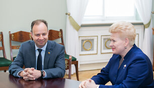 Aurelijus Veryga ir Dalia Grybauskaitė
